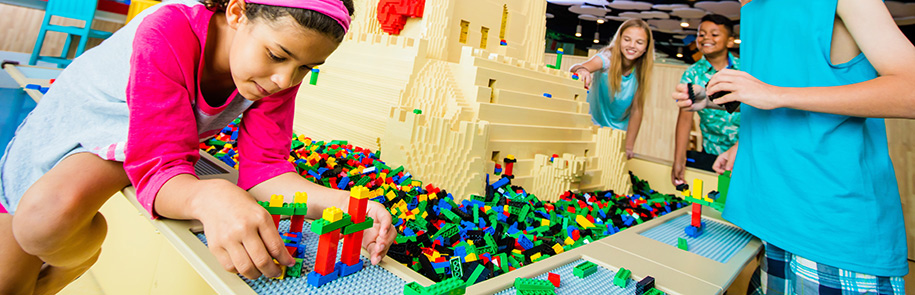 playing with legos